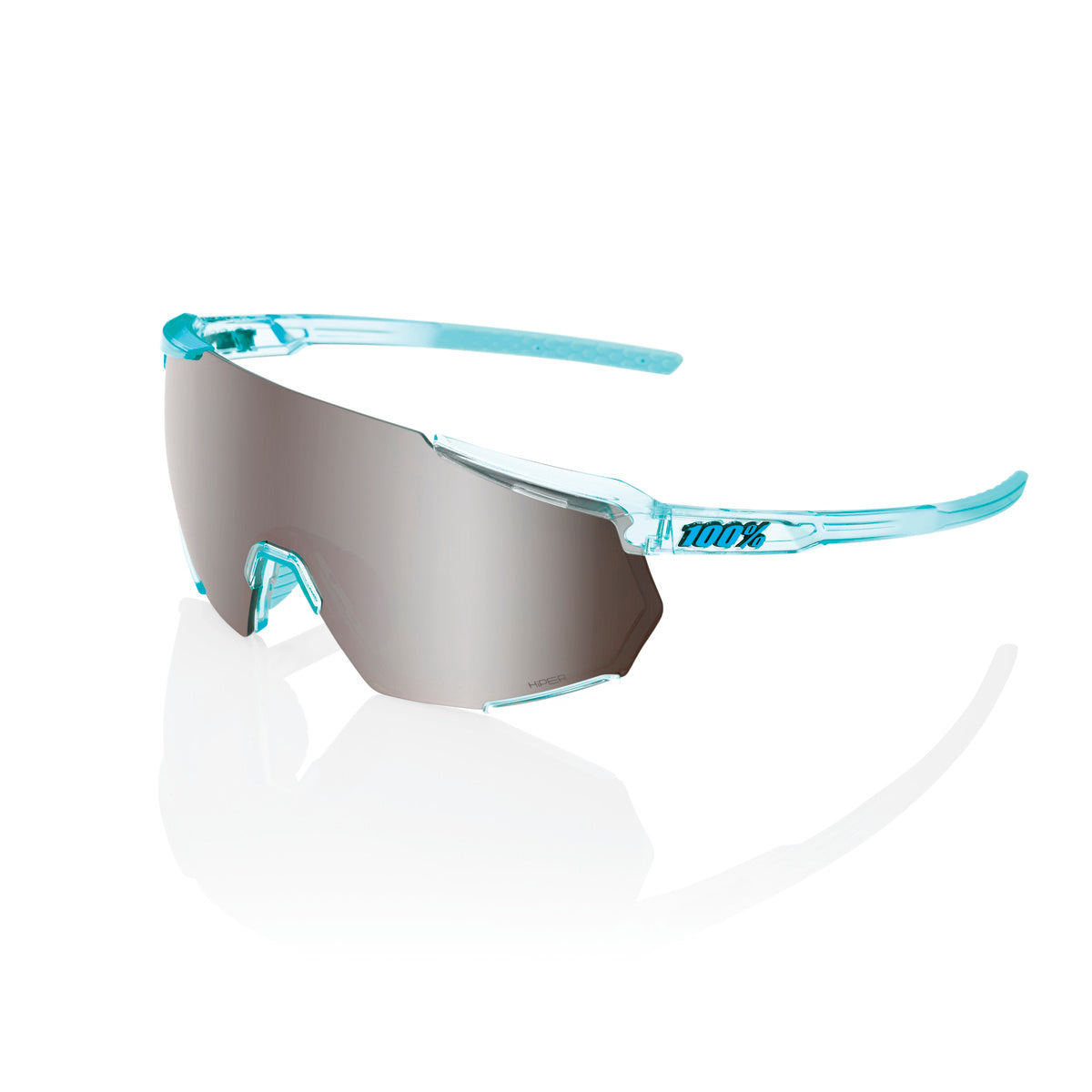 RACETRAP 3.0 - Polished Translucent Mint - HiPER Silver Mirror Lens